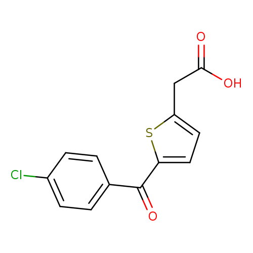 2-[5-(4-chlorobenzoyl)thiophen-2-yl]acetic acid