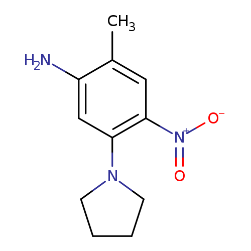 (2-Methyl-4-nitro-5-pyrrolidin-1-ylphenyl)amine