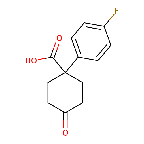 1-(4-Fluorophenyl)-4-oxocyclohexanecarboxylic acid
