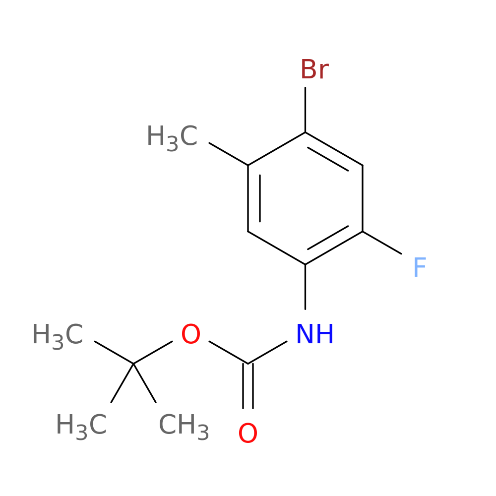 Carbamic acid, N-(4-bromo-2-fluoro-5-methylphenyl)-, 1,1-dimethylethyl ester