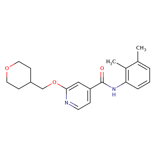 N-(2,3-dimethylphenyl)-2-[(oxan-4-yl)methoxy]pyridine-4-carboxamide