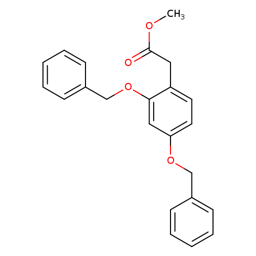 Benzeneacetic acid, 2,4-bis(phenylmethoxy)-, methyl ester