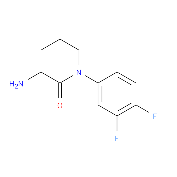 3-amino-1-(3,4-difluorophenyl)piperidin-2-one