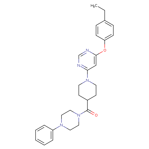 4-(4-ethylphenoxy)-6-[4-(4-phenylpiperazine-1-carbonyl)piperidin-1-yl]pyrimidine