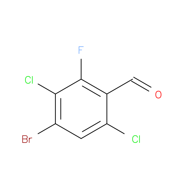 4-Bromo-2,5-dichloro-6-fluorobenzaldehyde