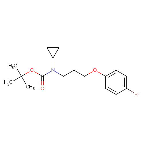 tert-butyl (3-(4-broMophenoxy)propyl)(cyclopropyl)carbaMate