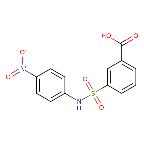 3-[(4-nitrophenyl)sulfamoyl]benzoic acid