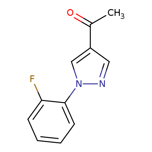 1-[1-(2-Fluorophenyl)-1h-pyrazol-4-yl]ethanone