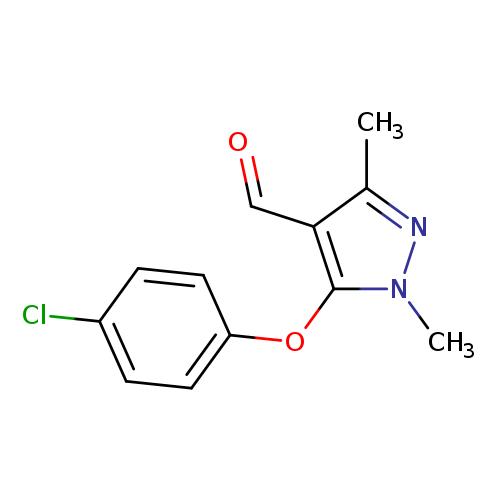 5-(4-Chlorophenoxy)-1,3-dimethyl-1h-pyrazole-4-carbaldehyde