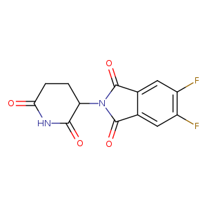 2-(2,6-dioxopiperidin-3-yl)-5,6-difluoro-2,3-dihydro-1H-isoindole-1,3-dione
