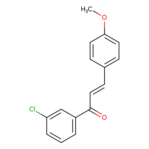 (2E)-1-(3-chlorophenyl)-3-(4-methoxyphenyl)prop-2-en-1-one