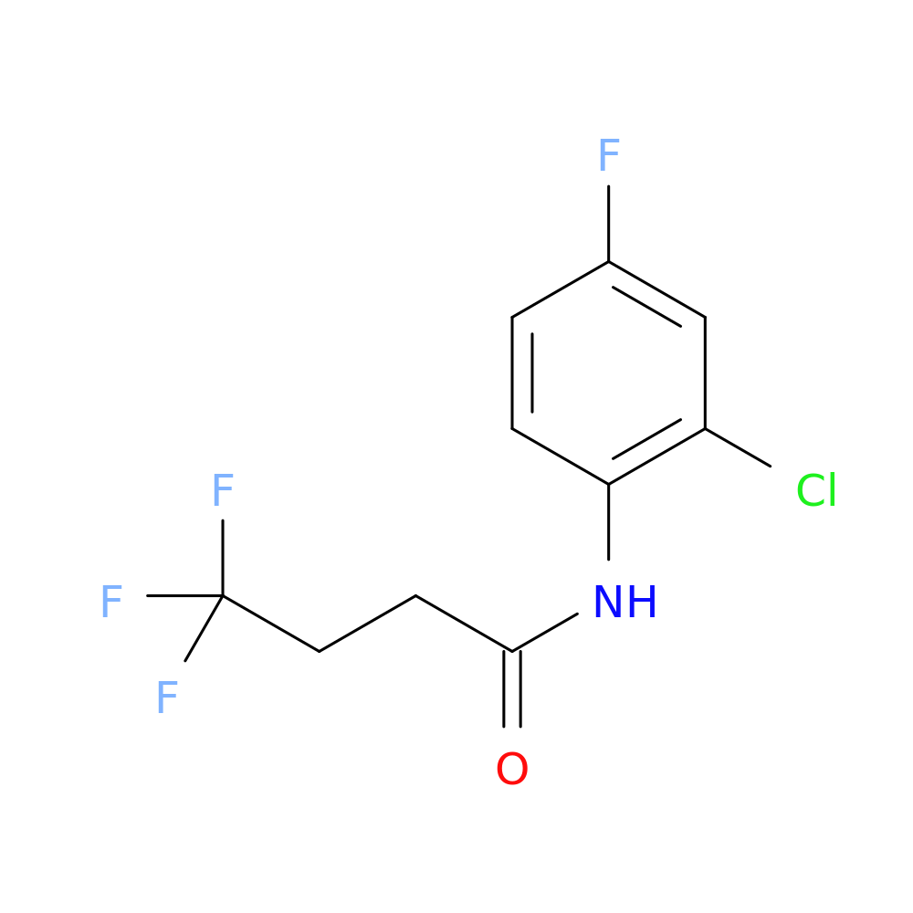 N-(2-chloro-4-fluorophenyl)-4,4,4-trifluorobutanamide