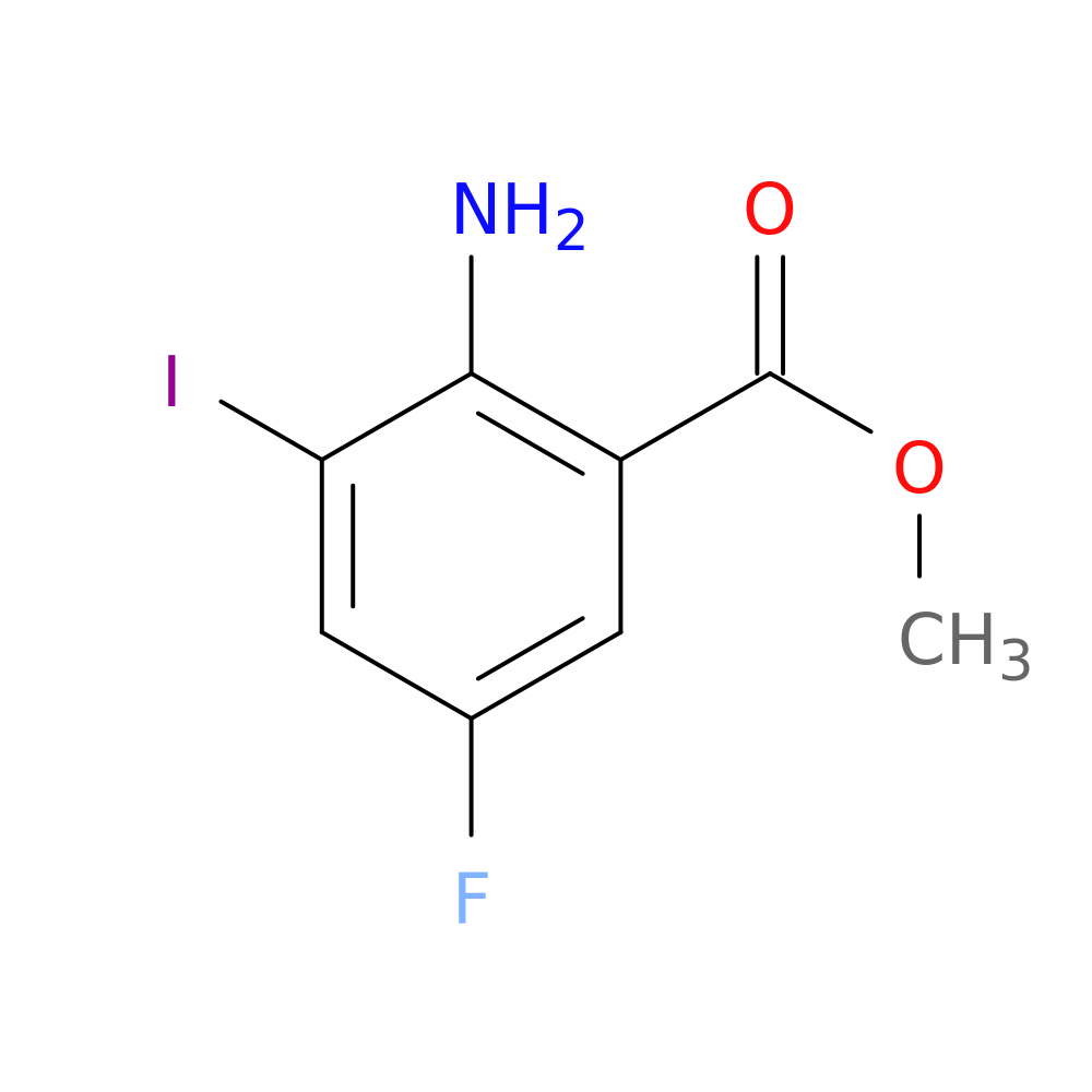 methyl 2-amino-5-fluoro-3-iodobenzoate