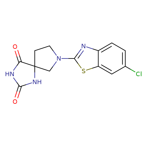 7-(6-chloro-1,3-benzothiazol-2-yl)-1,3,7-triazaspiro[4.4]nonane-2,4-dione