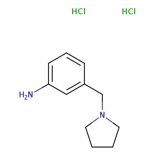 [3-(1-pyrrolidinylmethyl)phenyl]amine dihydrochloride