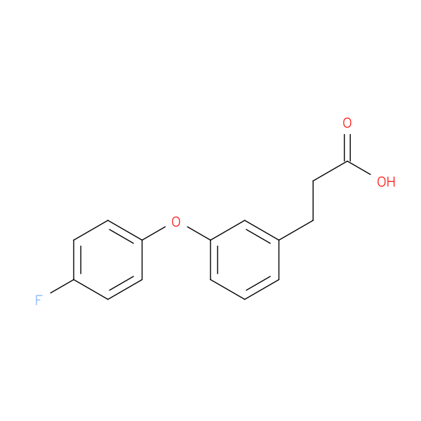 Benzenepropanoic acid, 3-(4-fluorophenoxy)-
