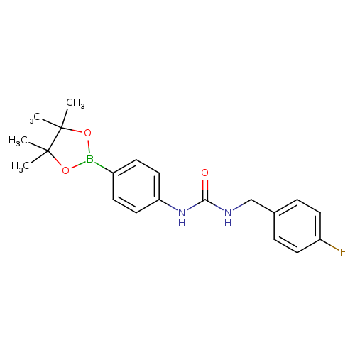 1-(4-fluorobenzyl)-3-(4-(4,4,5,5-tetramethyl-1,3,2-dioxaborolan-2-yl)phenyl)urea
