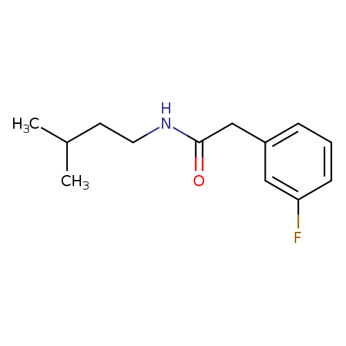 2-(3-fluorophenyl)-N-isopentylacetamide