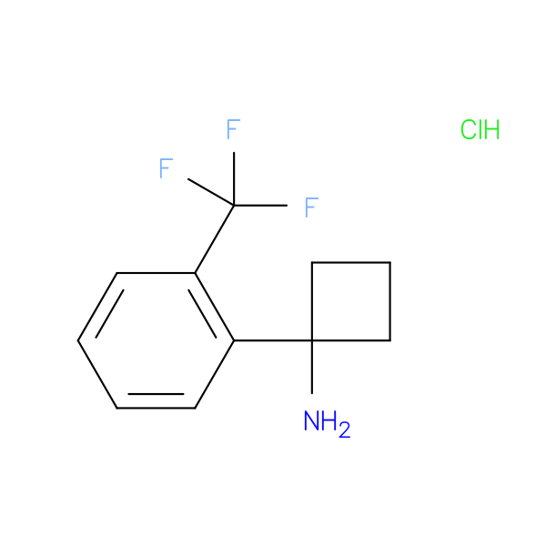 1-(2-(Trifluoromethyl)phenyl)cyclobutanamine hydrochloride
