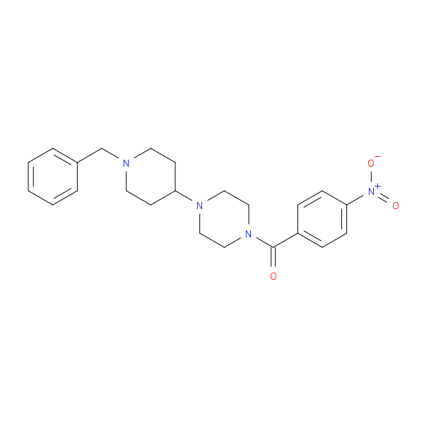 1-(1-benzyl-4-piperidinyl)-4-{4-nitrobenzoyl}piperazine