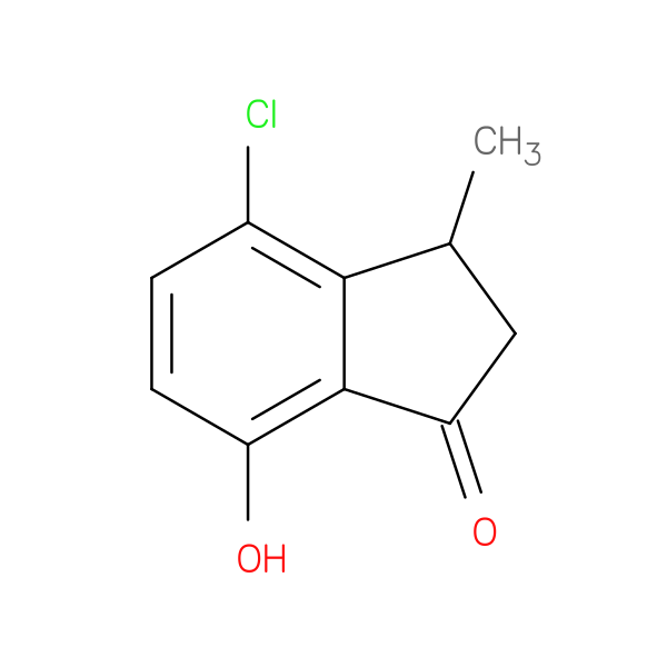 4-chloro-7-hydroxy-3-methyl-2,3-dihydro-1H-inden-1-one