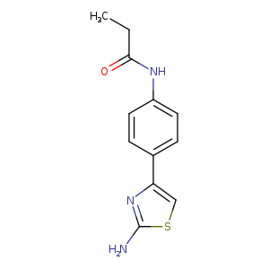N-[4-(2-amino-1,3-thiazol-4-yl)phenyl]propanamide