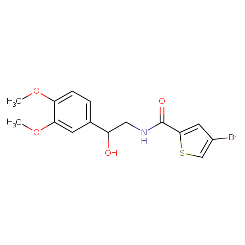 4-bromo-N-[2-(3,4-dimethoxyphenyl)-2-hydroxyethyl]thiophene-2-carboxamide