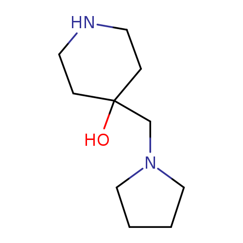 4-(1-Pyrrolidinylmethyl)-4-piperidinol
