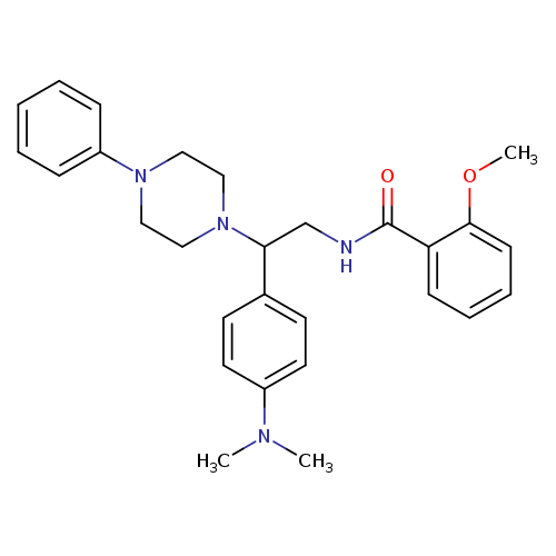 N-{2-[4-(dimethylamino)phenyl]-2-(4-phenylpiperazin-1-yl)ethyl}-2-methoxybenzamide