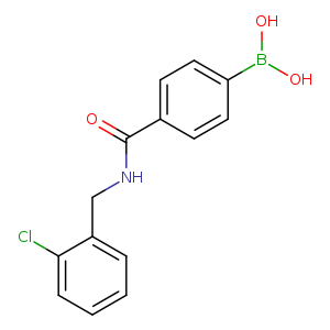 B-[4-[[[(2-chlorophenyl)methyl]amino]carbonyl]phenyl]Boronic acid