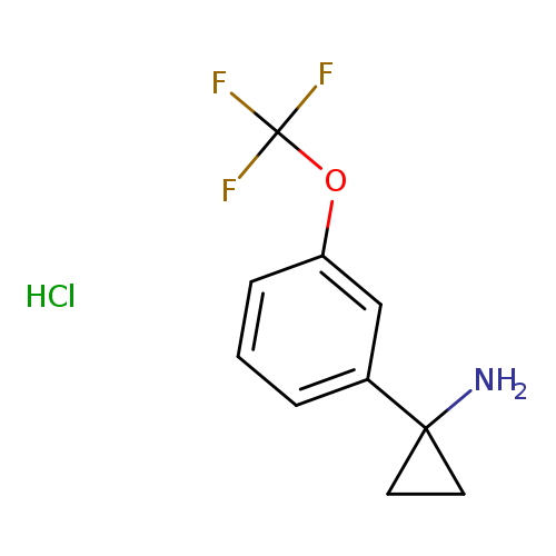 1-[3-(trifluoromethoxy)phenyl]cyclopropan-1-amine hydrochloride