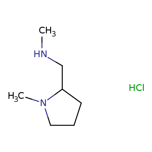 2-Pyrrolidinemethanamine, N,1-dimethyl-, hydrochloride (1:1)