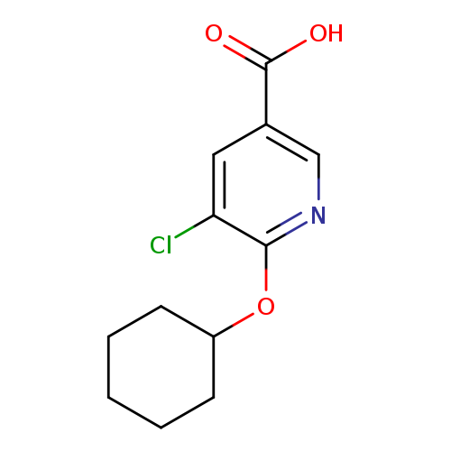 5-Chloro-6-(cyclohexyloxy)pyridine-3-carboxylic acid