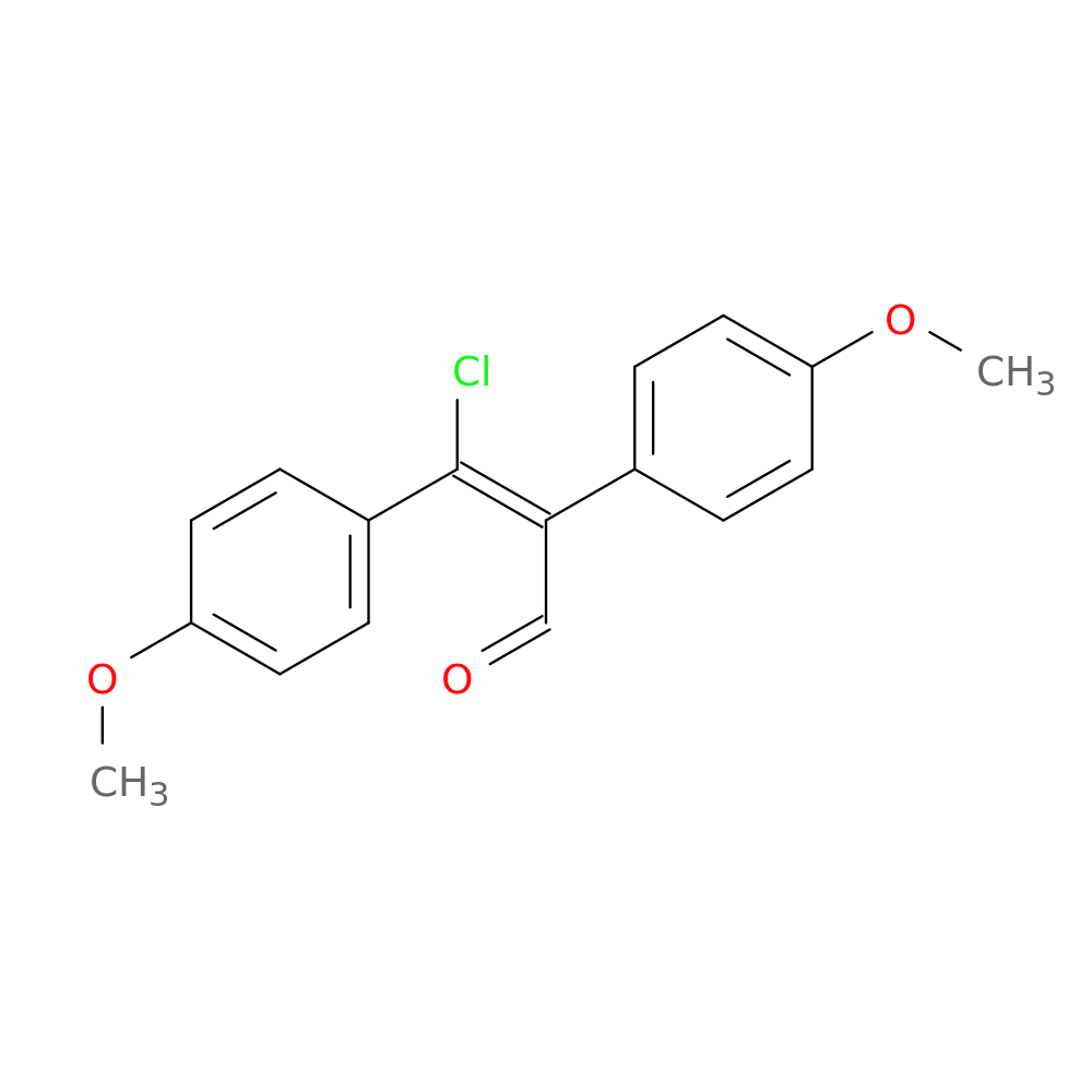 (2E)-3-chloro-2,3-bis(4-methoxyphenyl)prop-2-enal