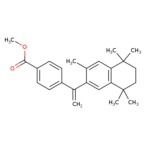Methyl 4-[1-(5,6,7,8-tetrahydro-3,5,5,8,8-pentamethyl-2-naphthyl)vinyl]benzoate