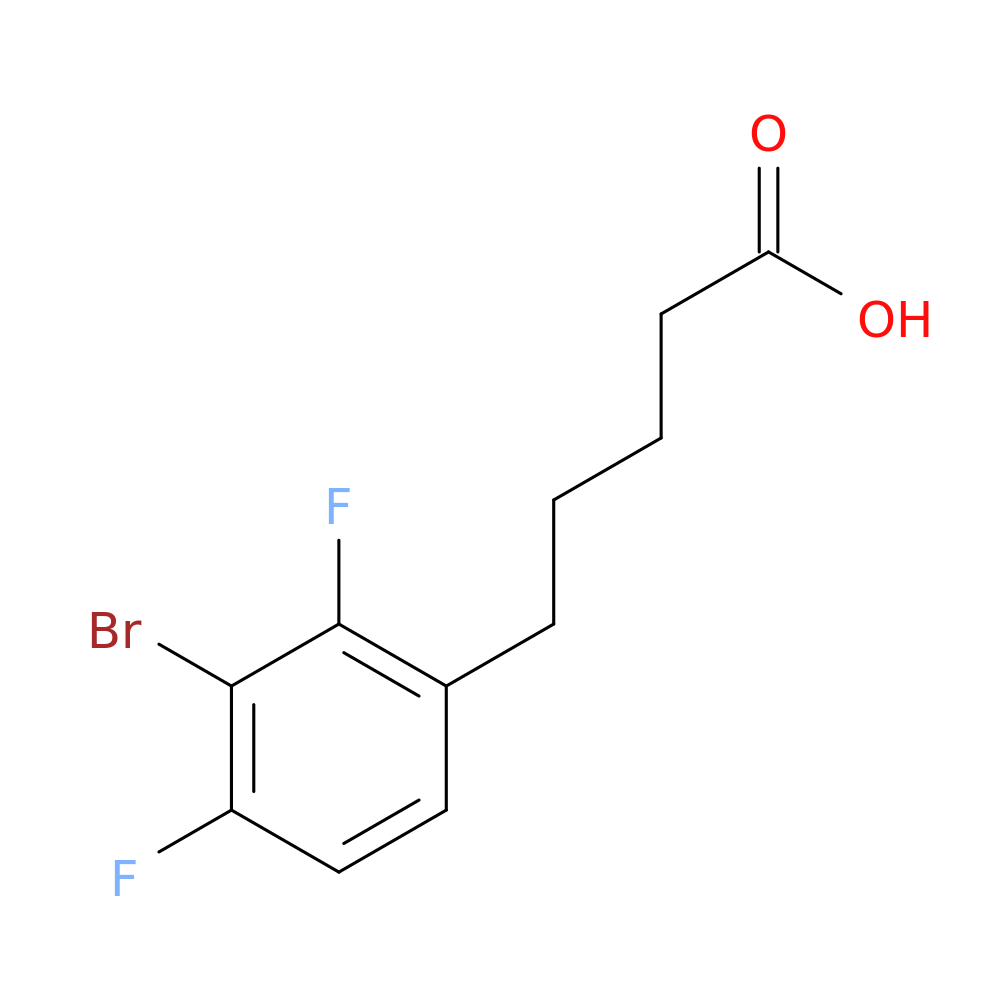 5-(3-bromo-2,4-difluorophenyl)pentanoic acid
