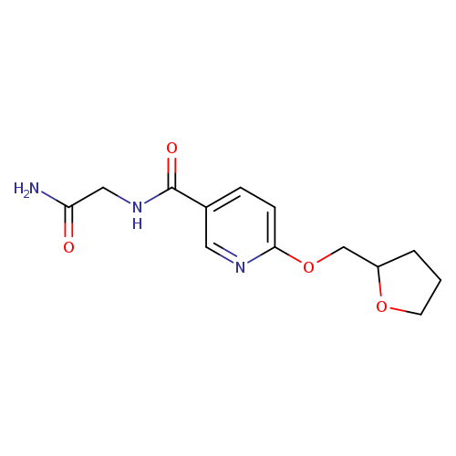 2-({6-[(oxolan-2-yl)methoxy]pyridin-3-yl}formamido)acetamide