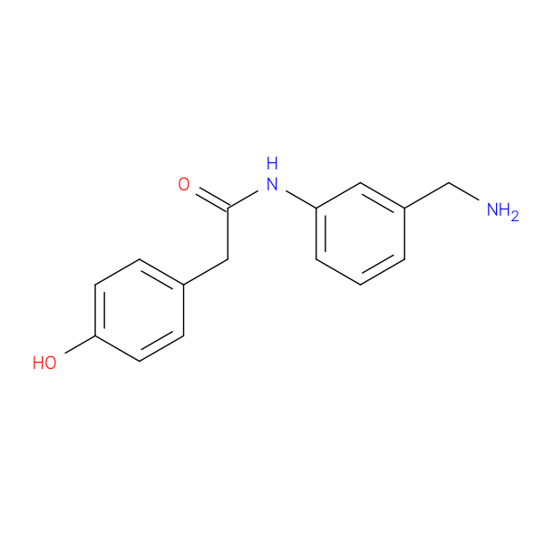 N-(3-Aminomethyl-phenyl)-2-(4-hydroxy-phenyl)-acetamide