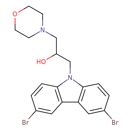 1-(3,6-Dibromo-carbazol-9-yl)-3-morpholin-4-yl-propan-2-ol