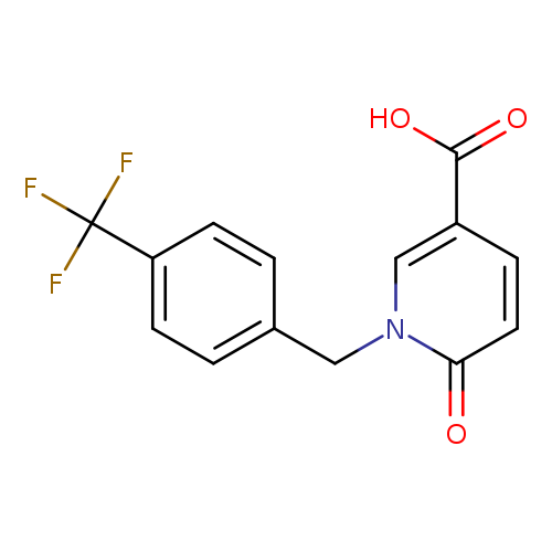 6-Oxo-1-[4-(trifluoromethyl)benzyl]-1,6-dihydro-3-pyridinecarboxylic acid