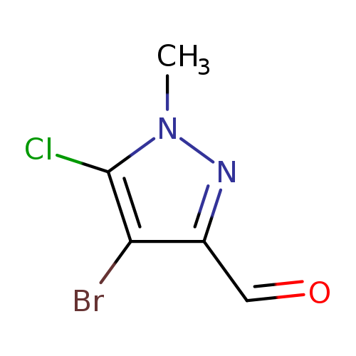 4-bromo-5-chloro-1-methyl-1H-pyrazole-3-carbaldehyde