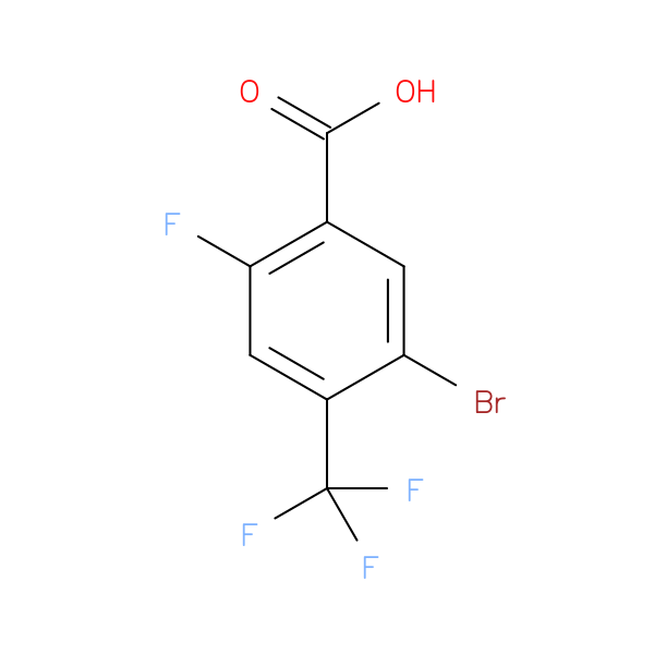 5-Bromo-2-fluoro-4-(trifluoromethyl)benzoic acid