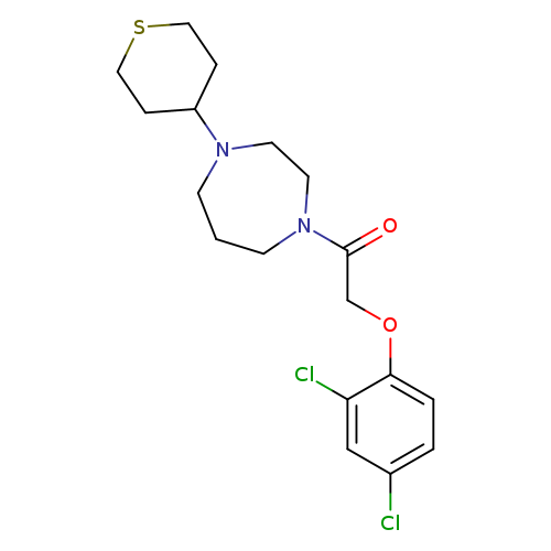 2-(2,4-dichlorophenoxy)-1-[4-(thian-4-yl)-1,4-diazepan-1-yl]ethan-1-one