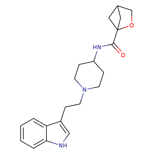 N-{1-[2-(1H-indol-3-yl)ethyl]piperidin-4-yl}-2-oxabicyclo[2.1.1]hexane-1-carboxamide