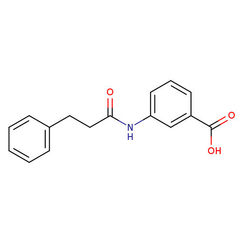 3-[(3-Phenylpropanoyl)amino]benzoic acid