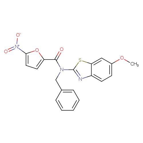 N-benzyl-N-(6-methoxy-1,3-benzothiazol-2-yl)-5-nitrofuran-2-carboxamide