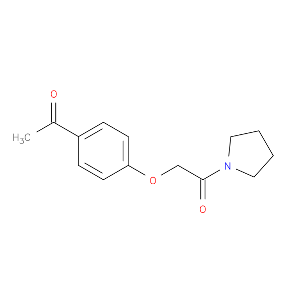2-(4-Acetylphenoxy)-1-(pyrrolidin-1-yl)ethanone