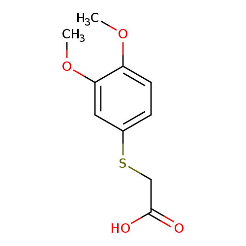 2-((3,4-Dimethoxyphenyl)thio)acetic acid