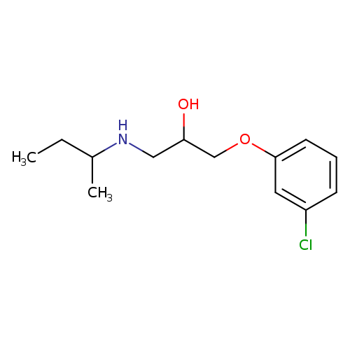 (BUTAN-2-YL)[3-(3-CHLOROPHENOXY)-2-HYDROXYPROPYL]AMINE