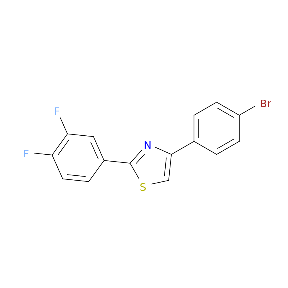 4-(4-Bromophenyl)-2-(3,4-difluorophenyl)thiazole